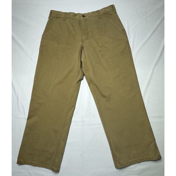 Orvis Trout Bum Men's Brown Straight Leg Pants - Size 36x28 - Picture 1 of 6
